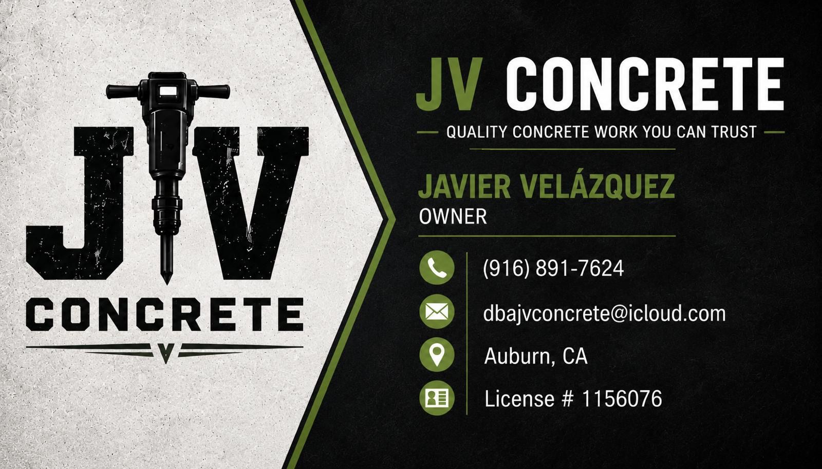JV Concrete logo